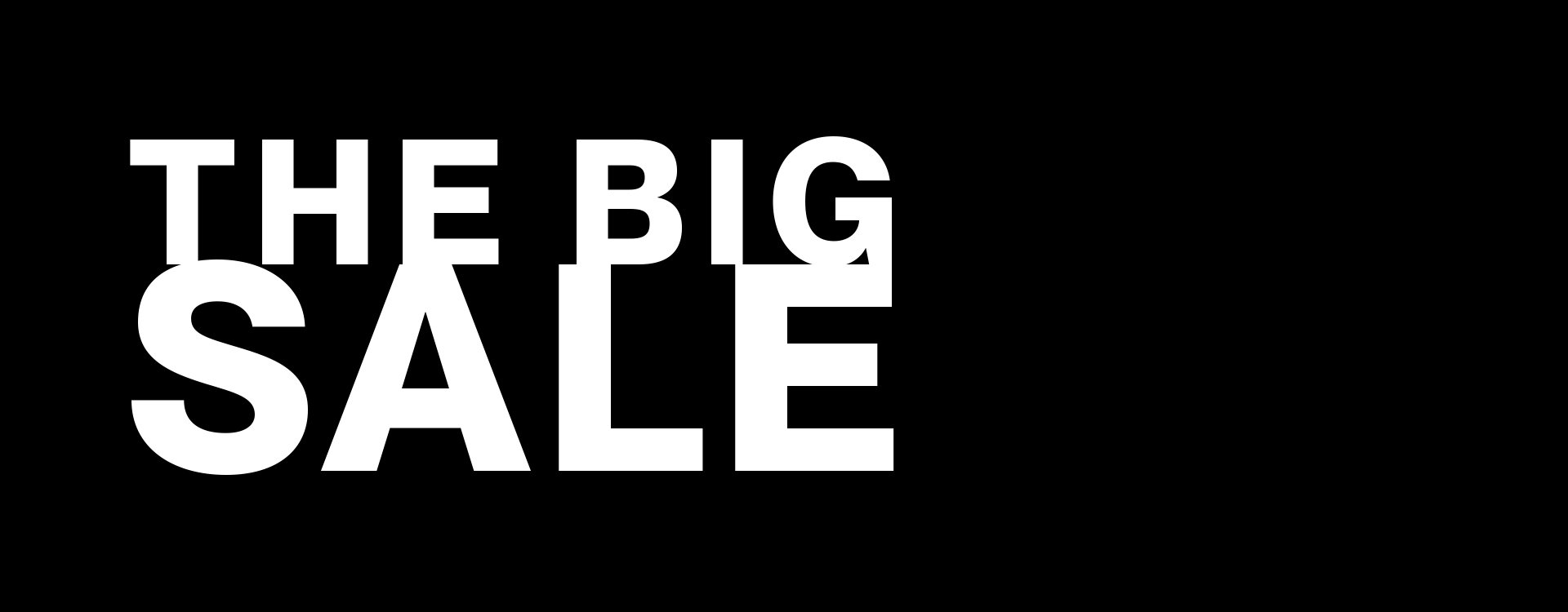 The Big Sale Tempus Two Branding