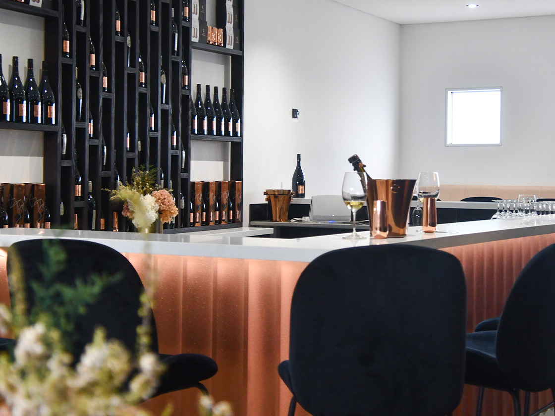 tempus two members' wine tasting room